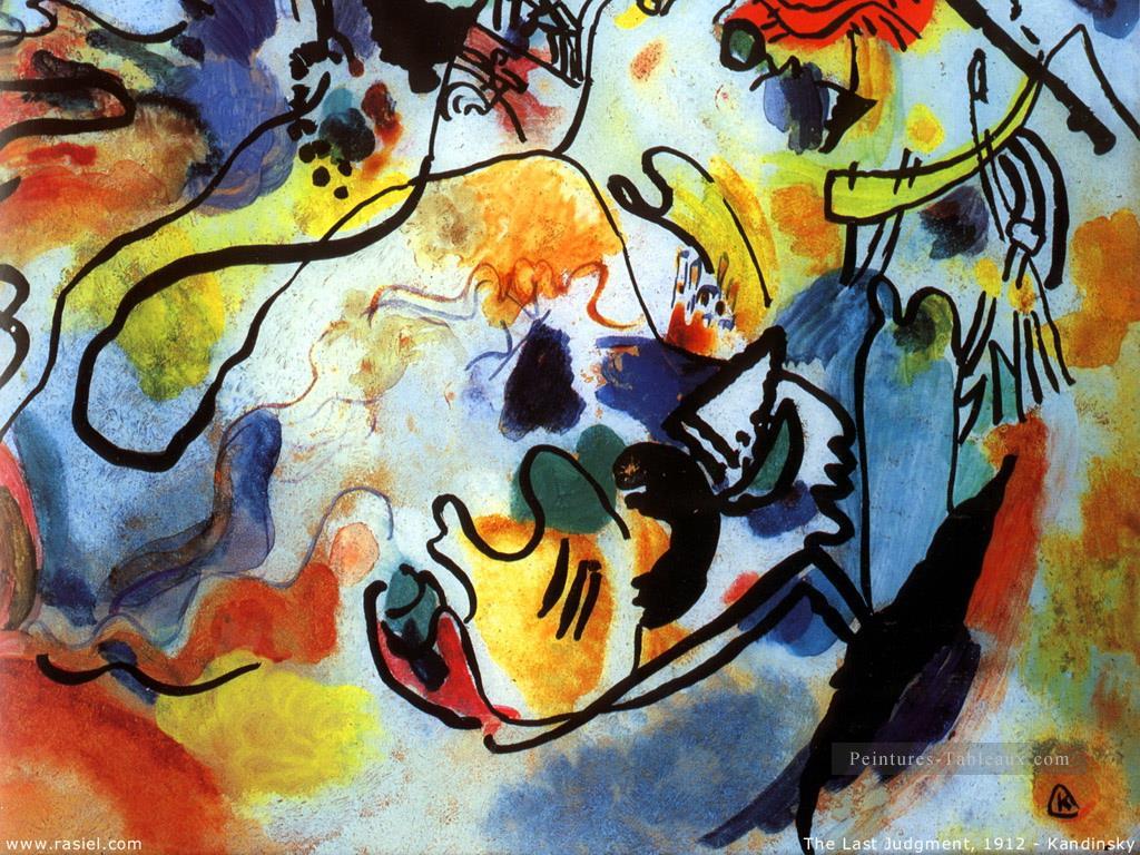 Le dernier jugement Wassily Kandinsky Peintures à l'huile